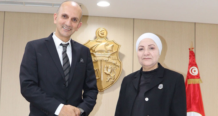 وزيرة العدل تستقبل  رئيس النقابة التونسية للإذاعات الخاصة