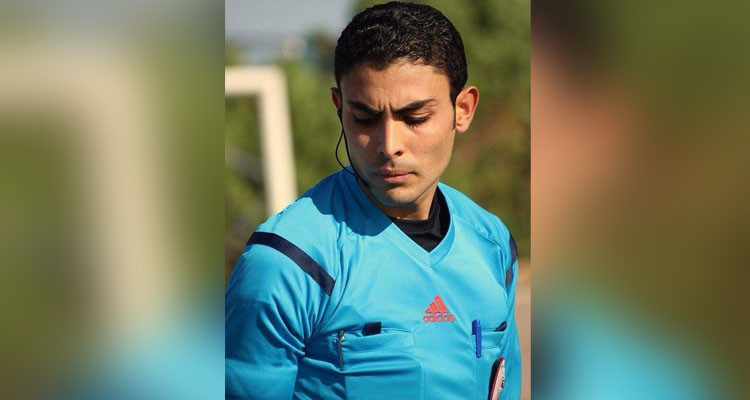 أسامة بن إسحاق حكما لمباراة الأولمبي الباجي والاتحاد المنستيري 