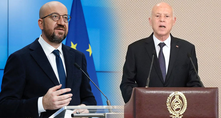 رئيس الدولة يؤكد لرئيس المجلس الأوربي: تونس ليست حارسة إلا لحدودها 