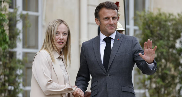 ماكرون: اتفقت مع ميلوني على ضرورة الدعم العاجل لتونس 
