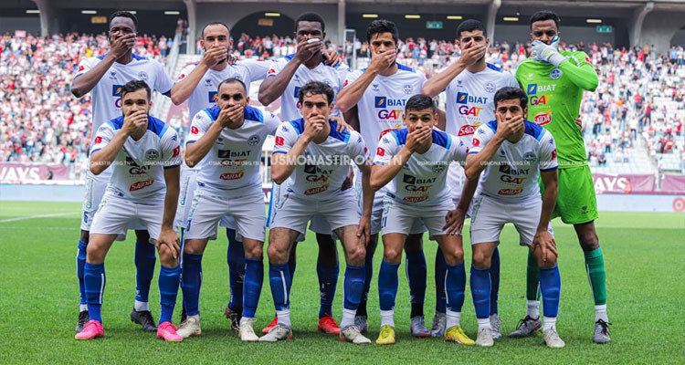 لاعبو الاتحاد المنستيري يتضامنون مع زميلهم منذر القاسمي