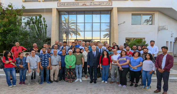 رئيس الدولة: دار الصباح جزء من الذاكرة الوطنية وتونس لا تتخلى عن تاريخها 