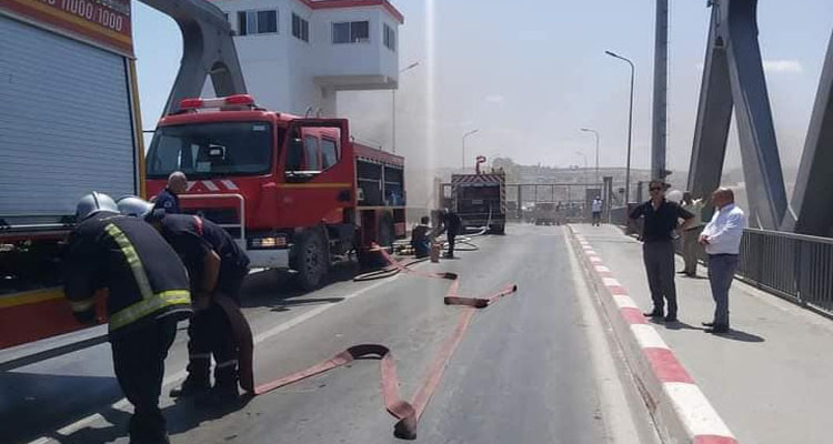 بتعليمات من رئيس الدولة: مباشرة تحقيق معمق بشأن حريق جسر بنزرت