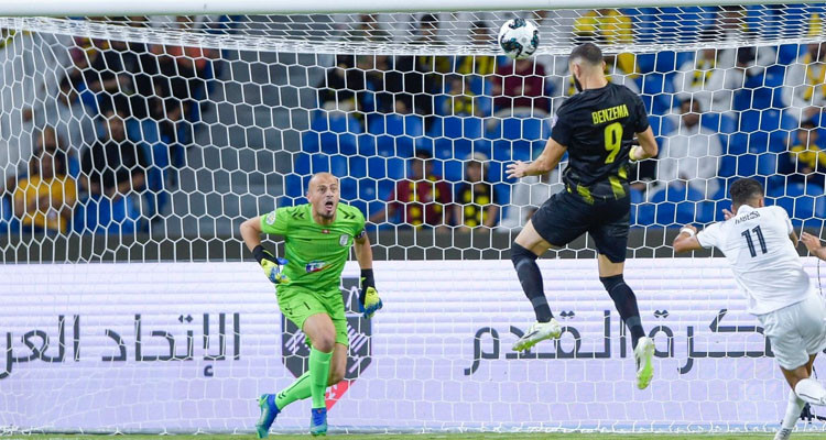 كأس الملك سلمان: بنزيما ينهي آخر ما تبقى من آمال النادي الصفاقسي