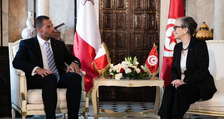 بودن تؤكد لنظيرها المالطي العزم على تعزيز التعاون بين البلدين الصديقين