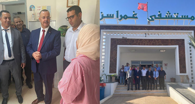 وزير الصحة يعاين سير العمل بمستشفيي غمراسن وبني خداش