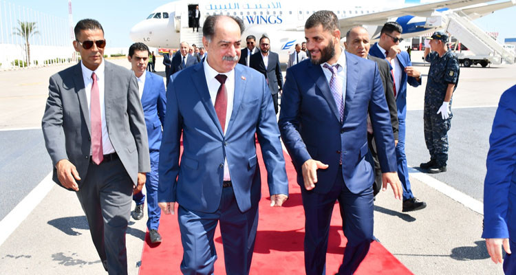 وزير الداخلية يستقبل نظيره الليبي اللواء عماد الطرابلسي 