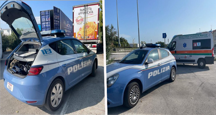 خمسة تونسيون يصلون إلى إيطاليا مختبئين داخل حاوية شاحنة