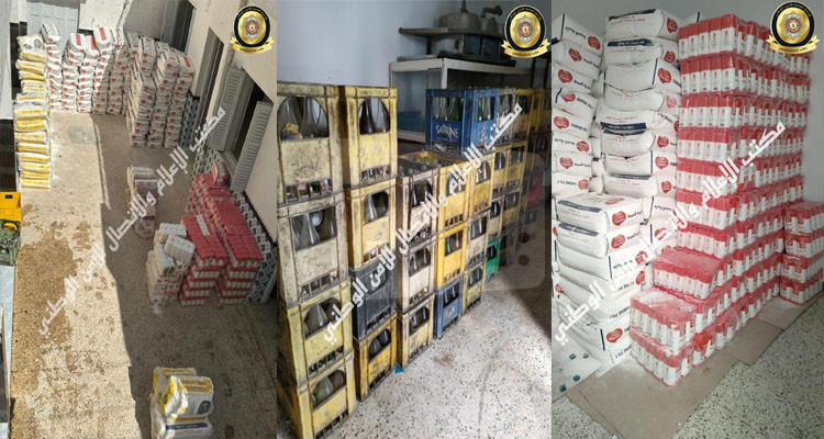 حجز أطنان من المواد الغذائية داخل منزل صاحب محل لإعداد الفطائر