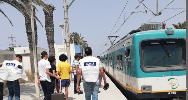 بداية من اليوم: تحوير على مسلك الخط الحديدي تونس البحرية المرسى الشاطئ