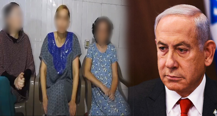 النتن\ياهو: فيديو الرهينات الثلاث دعاية ''رخيصة'' من حــــــ.[م]ــاس