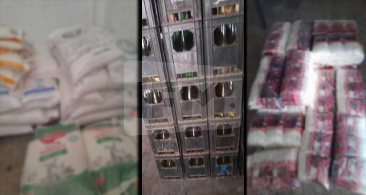 جندوبة: مداهمة مخزن عشوائي أخفيت داخله كميات من المواد الأساسية المدعمة