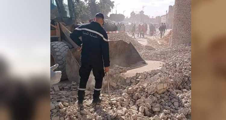 فاجعة سور القيروان: إيقاف المقاول والمهندس المكلف بمراقبة الأشغال