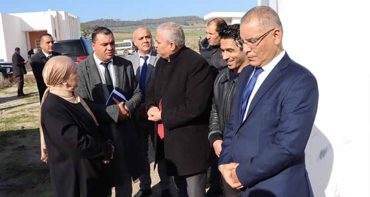 وزيرة العدل تعاين سير أشغال السجن المدني الجديد بباجة
