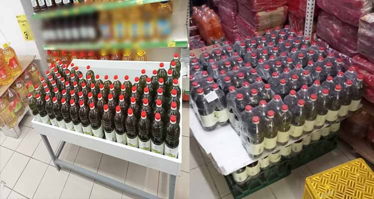 وزيرة التجارة تعاين توفر زيت الزيتون المعلب بعدد من المساحات التجارية