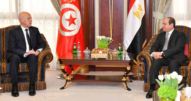 رئيس الدولة يهنئ نظيره المصري عبد الفتاح السيسي بانتخابه لعهدة جديدة