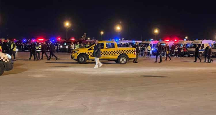 وصول الدفعة الثانية من الجرحى الفلسط[ينيي]ن لتلقي العلاج بتونس