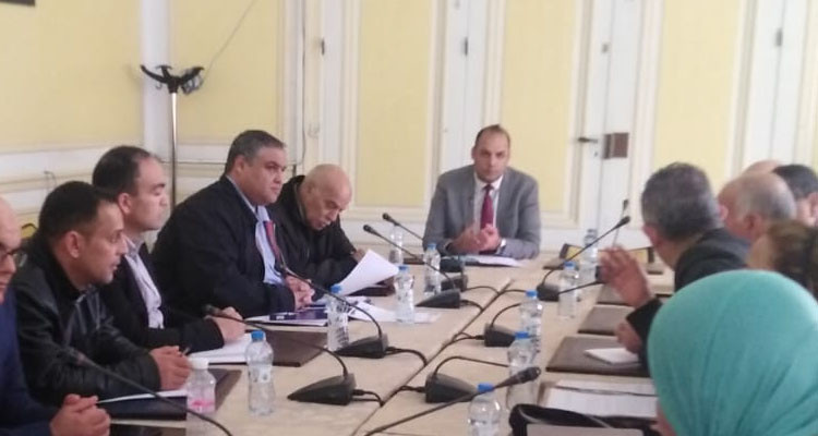 والي تونس بالنيابة يتابع مشروع بناء حجرات ملابس جديدة بحديقة الترجي الرياضي