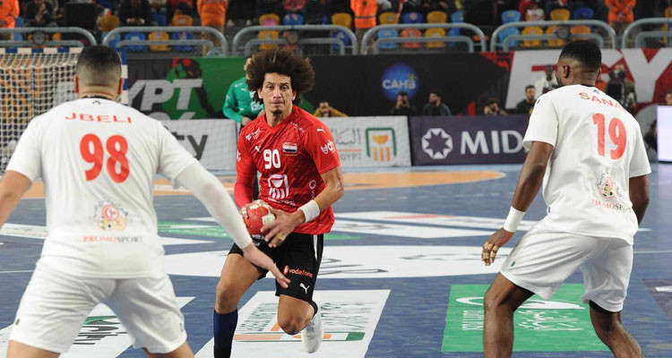 منتخب كرة اليد ينهزم ضد الفراعنة يودع سباق بطولة افريقيا 
