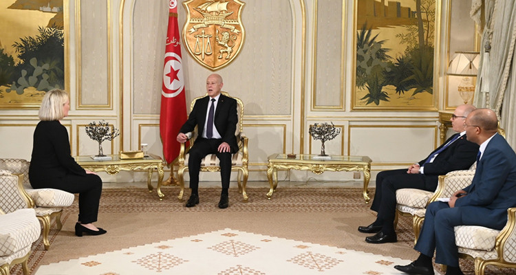 رئيس الجمهورية يتسلم أوراق اعتماد سفراء جدد لدول صديقة وشقيقة بتونس