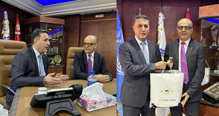 السفير الأردني يؤكد ضرورة تعزيز علاقات التعاون البريدي بين تونس والأردن