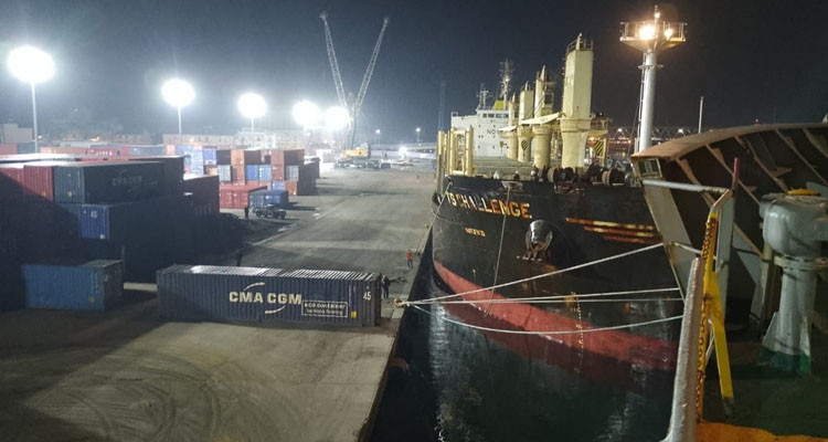 رسو باخرتين بميناء بنزرت محملتين بقرابة 60 ألف طن من السكر والقمح الليّن