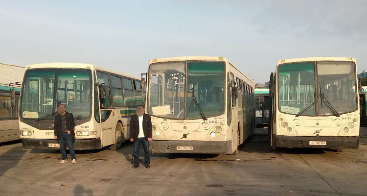 نقل تونس تضع 44 حافلة على ذمة المؤسسة العسكرية 