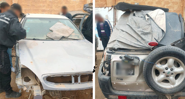 تفكيك وفاق إجرامي اختصاصه تهريب السيارات المسروقة إلى تونس