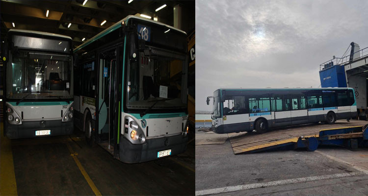 وصول الدفعة الثانية من الحافلات المستعملة لتعزيز أسطول نقل تونس