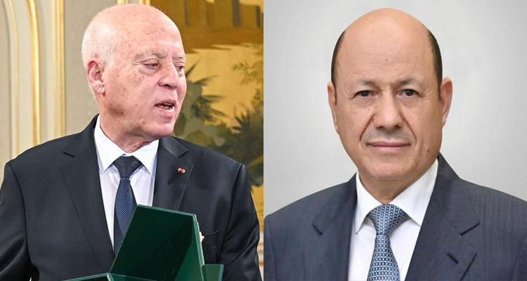 رئيس الدولة يتلقى تهنئة من نظيره اليمني بمناسبة عيد الاستقلال