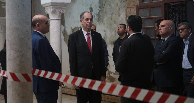 وزير الشؤون الثقافية بالنيابة يعاين أشغال ترميم معالم المدينة العتيقة