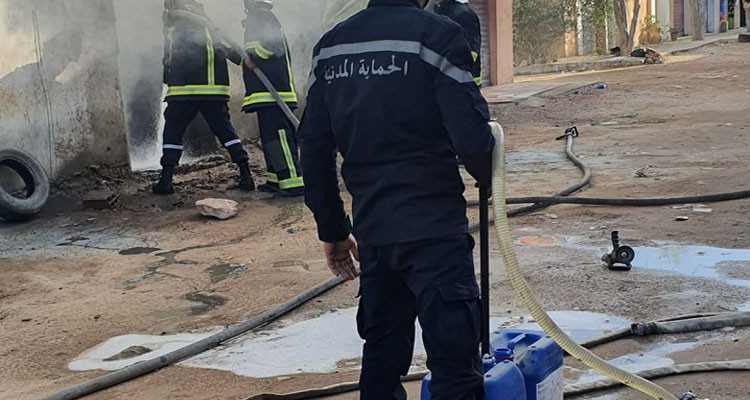 وفاة شاب في حادث احتراق أوعية بنزين بمنزله
