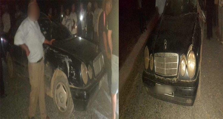 إصابة خمس نسوة في حادث انقلاب سيارة