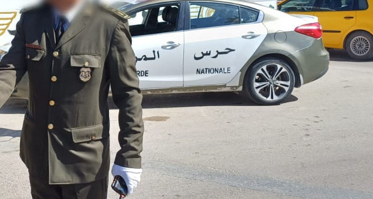 وفاة عون حرس وطني وإصابة ثلاثة آخرين في حادث مرور أليم