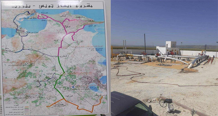 انطلاق مشروع تركيز شبكة توزيع الغاز الطبيعي بمعتمدية منزل جميل