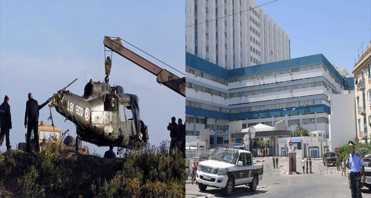 إيفاد المصاب في حادث المروحية إلى المستشفى العسكري لإجراء تدخل جراحي دقيق