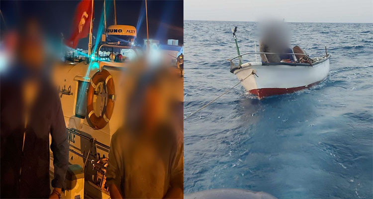 إنقاذ شخصين تعطب مركبهما الترفيهي في عرض البحر