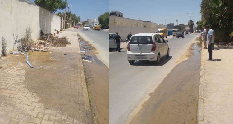 مباشرة الإجراءات القانونية ضد صاحب حضيرة تعمد ضخ المياه بالطريق العامة