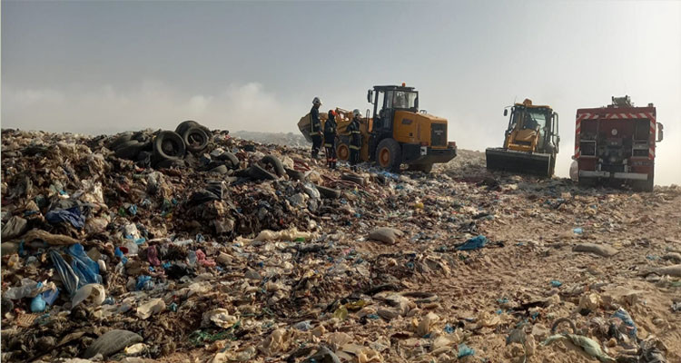 مدنين: النيابة العمومية تأذن بالتحقيق في أسباب حريق مصب بوحامد