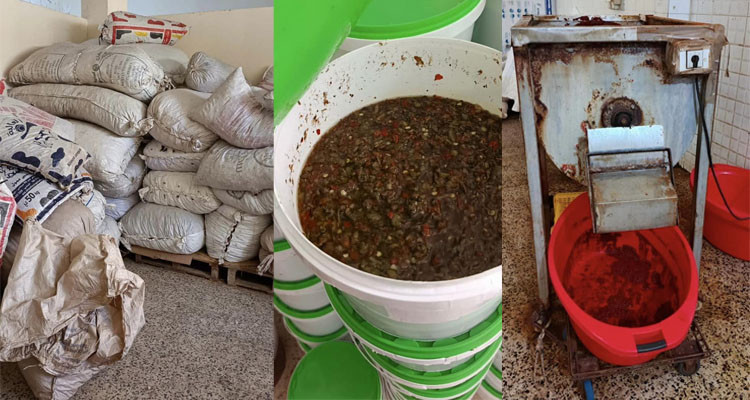 الكشف عن فضاء عشوائي لتصنيع وتعليب المواد الغذائية