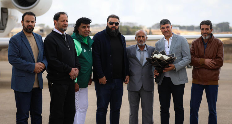 مسؤولو الأخضر الليبي يخصون بعثة النادي الصفاقسي باستقبال مميز