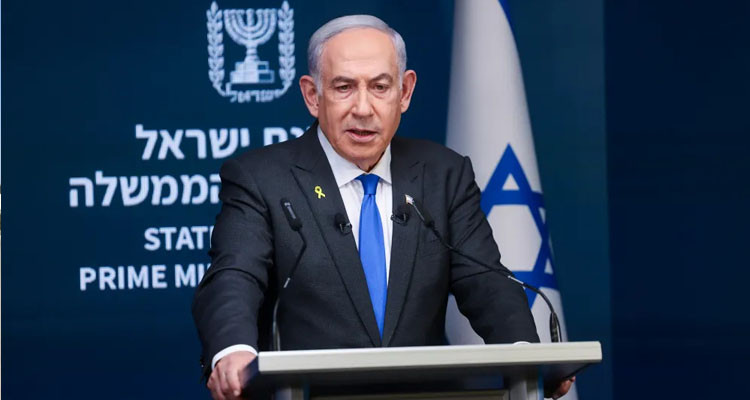 النتن[يا]هو: الله لن يتركنا لوحدنا في حربنا ضد ''محور الشر'' 