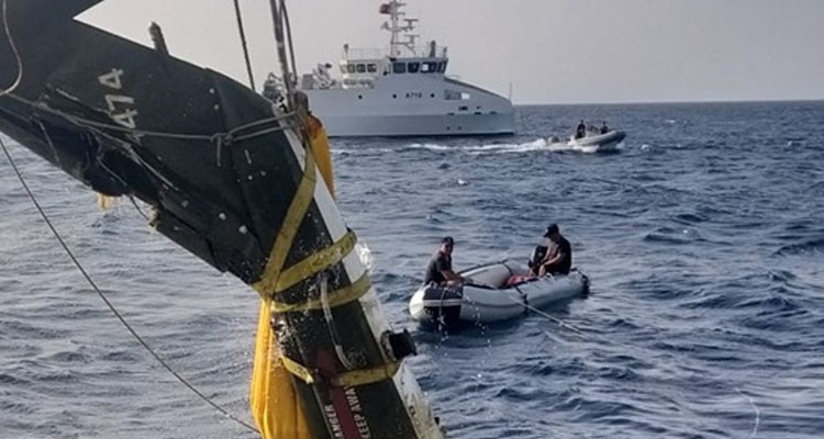 جيش البحر يضبط مركبي صيد مصريين داخل المياه الإقليمية التونسية