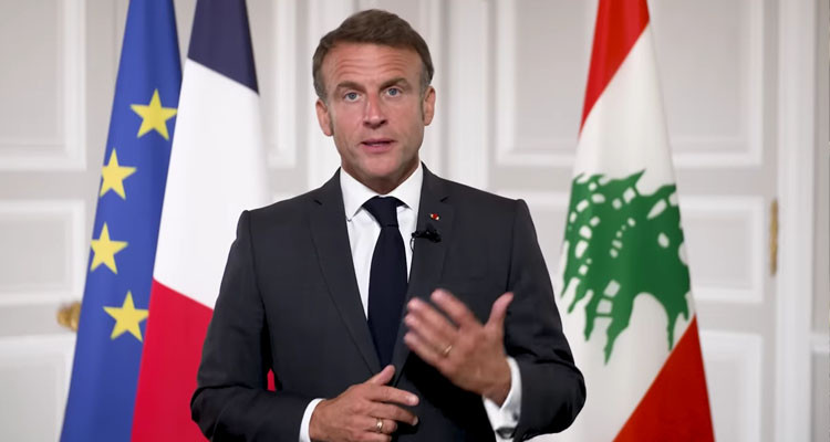 ماكرون يعلن تحريك قطع عسكرية نحو الشرق الأوسط لمراقبة طهران 