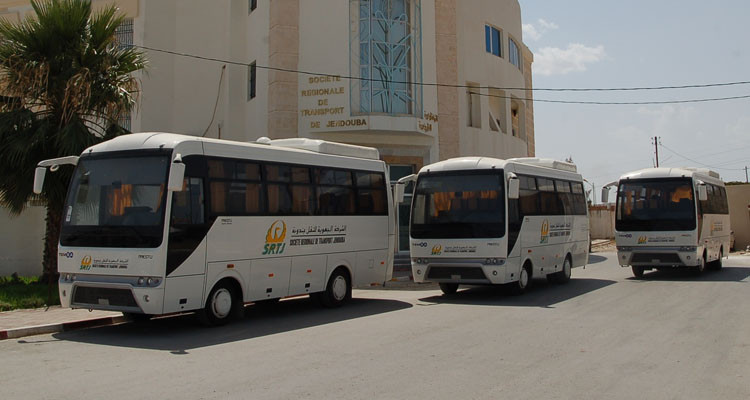 شركة النقل بجندوبة تطلق طلب عروض لاقتناء 29 حافلة جديدة 