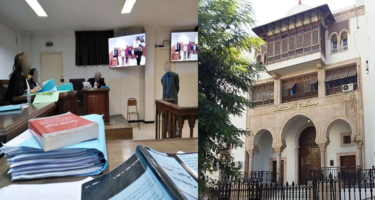 محكمة الاستئناف تعقد جلسة لإحدى القضايا ذات الطابع الا[ر]هابي عن بعد 