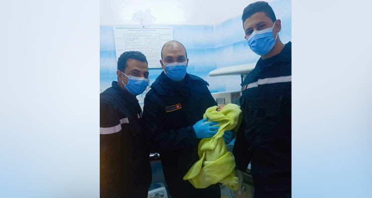 أعوان الحماية المدنية بماطر يتمكنون من توليد امرأة فاجأها المخاض في منزلها