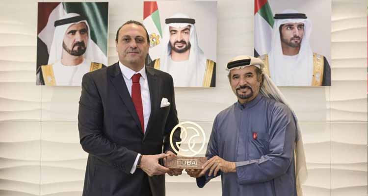 رئيس النادي الافريقي يحل ضيفا على مجلس دبي الرياضي 