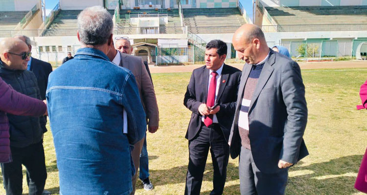 والي القصرين يأذن بالتحقيق في ملف أشغال ملعب الجهة بشبهة اختلاس المال العام
