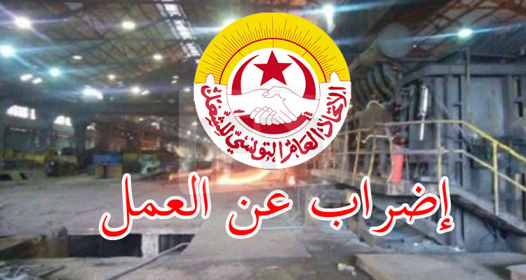 اعوان مصنع الفولاذ بمنزل بورقيبة يضربون عن العمل